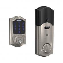 Schlage BE469ZP V CAM 619 - Connect  Smart Deadbolt with Alarm with Camelot Trim, Z-Wave Plus Enabled