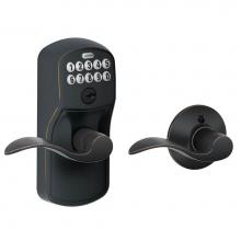 Schlage FE575 PLY 716 ACC - Accent Keypad Lever with Plymouth Trim in Aged Bronze