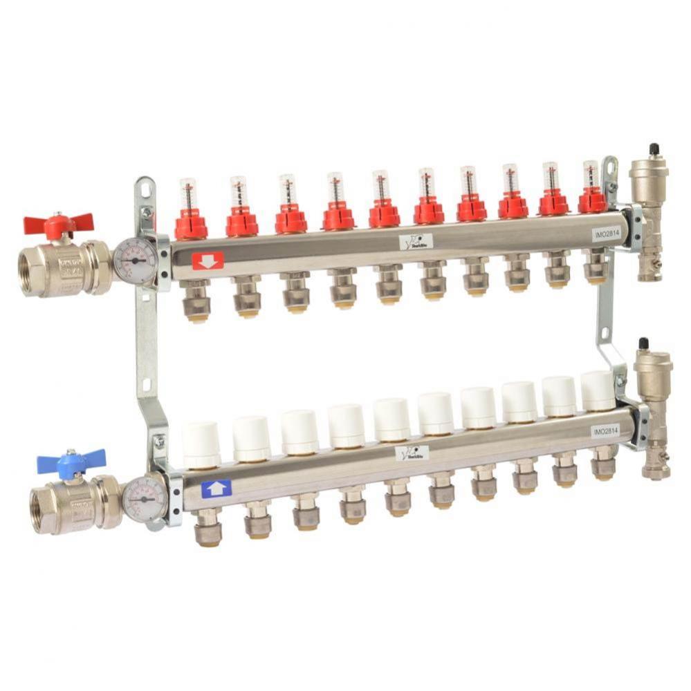10 Loop Radiant Heating Manifold