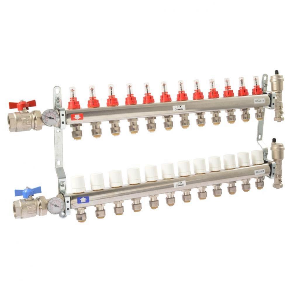 12 Loop Radiant Heating Manifold