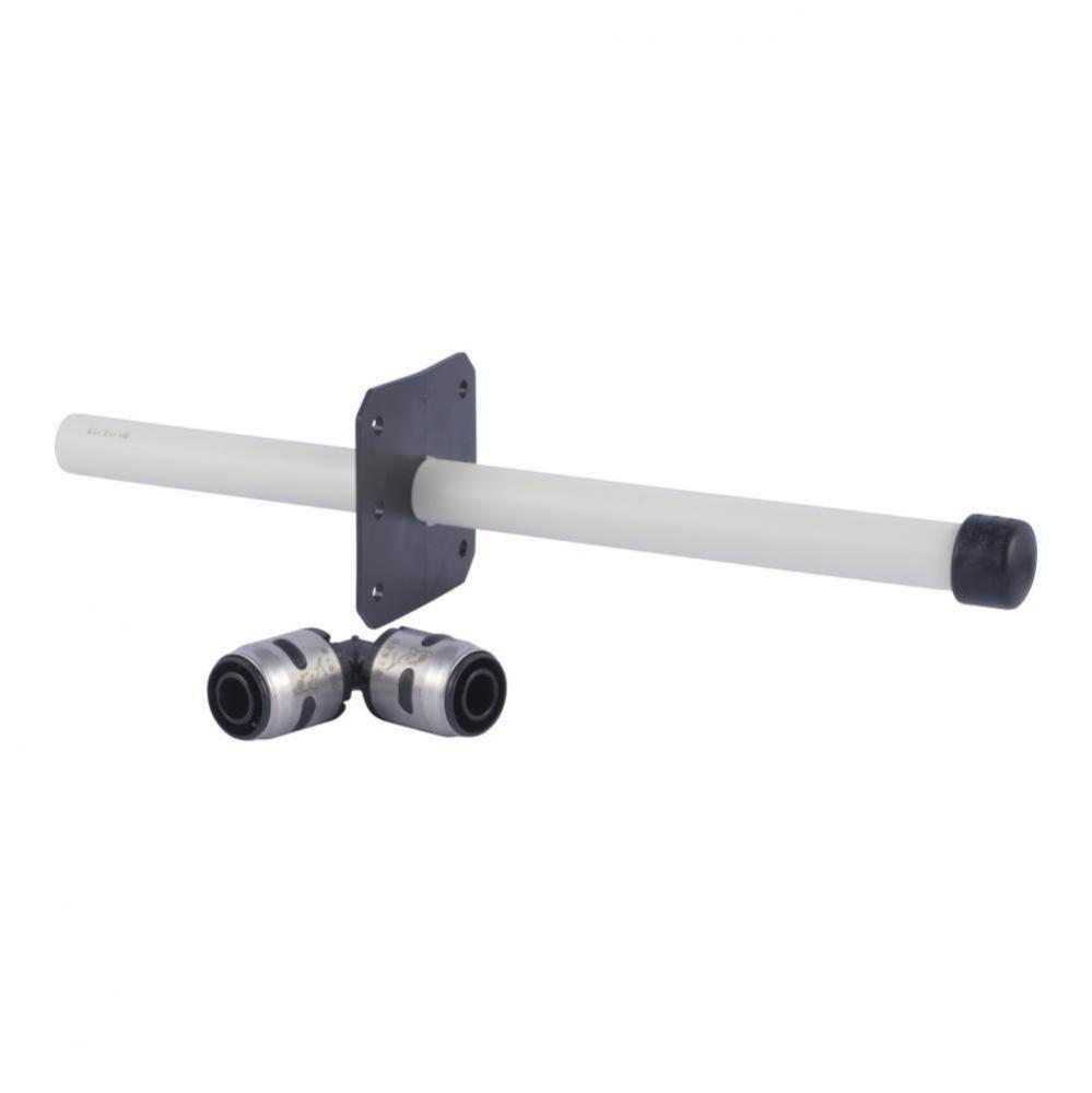 1/2'' X 10'' Pex Stub Out W/ Bracket And Cap