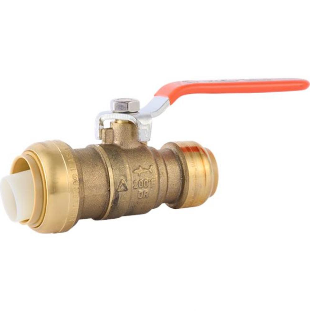 3/4 in. x 1 in. Brass Push Reducing Ball Valve