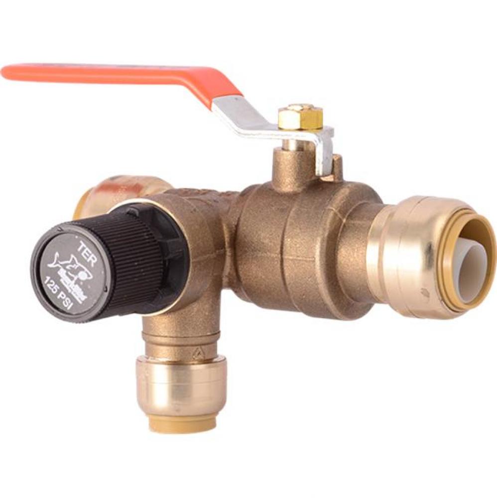 3/4'' X 3/4'' X 1/2'' Outlet Thermal Expansion Relief Valve