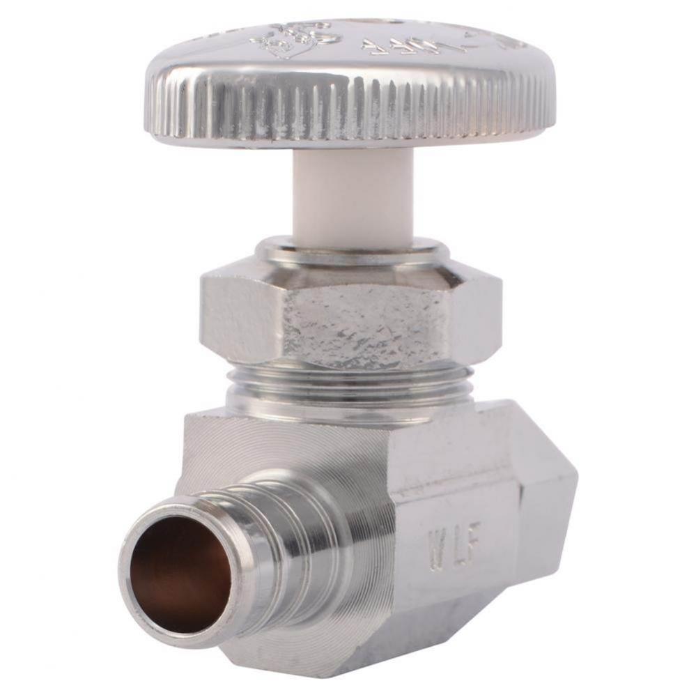 1/2'' Pex X 3/8'' Od Compression Straight Stop