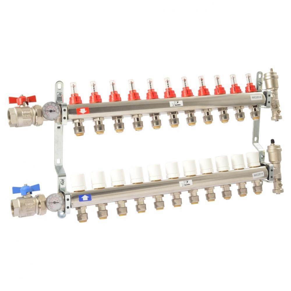 11 Loop Radiant Heating Manifold