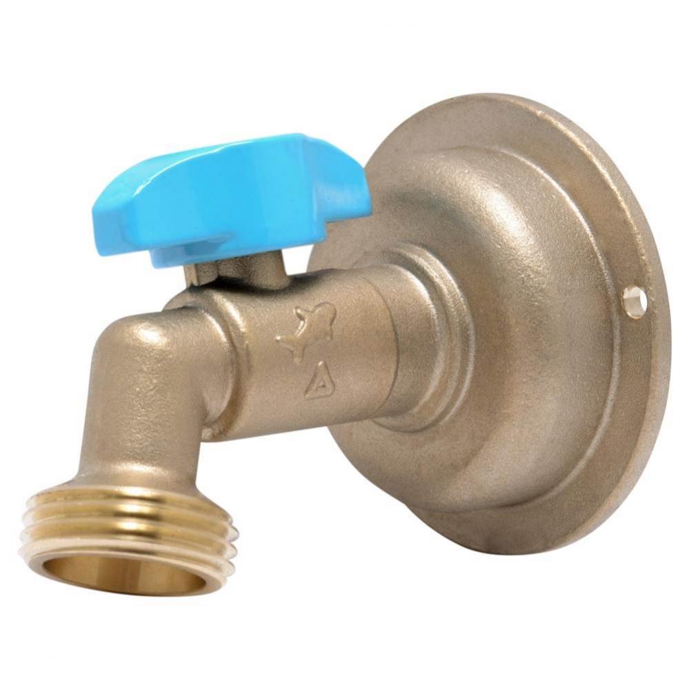 1/2'' Push-To-Connect X 3/4'' Mht 90 Deg Hose Bibb - Quarter Turn