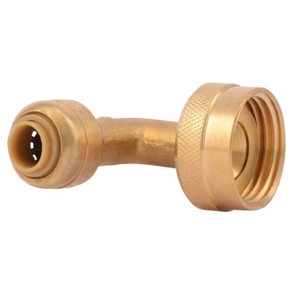 1/4'' (3/8'' Od) X 3/4'' Garden Hose Thread Elbow