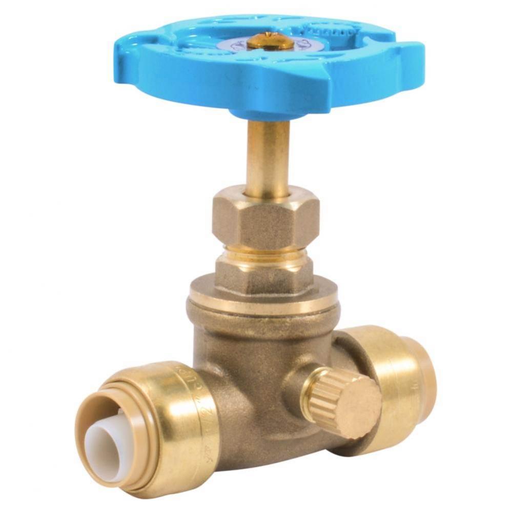 1/2'' X 1/2'' Gate Valve With Drain