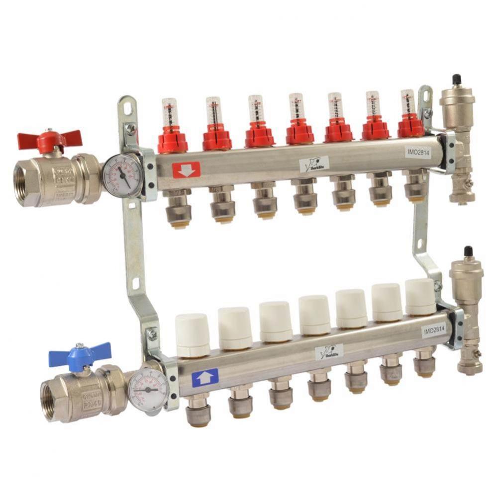 7 Loop Radiant Heating Manifold