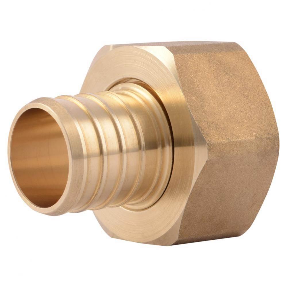 1'' X 1'' Npsm Brass Swivel Adapter, Lead Free