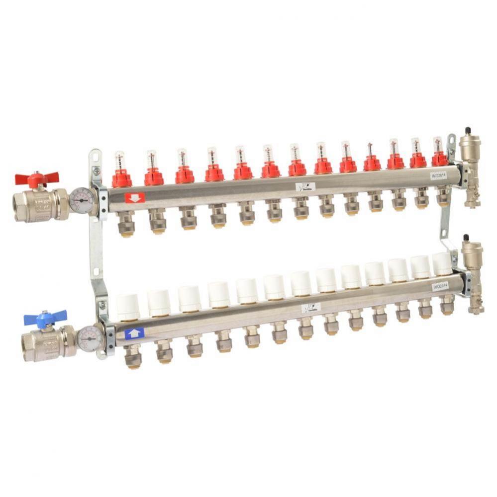 13 Loop Radiant Heating Manifold