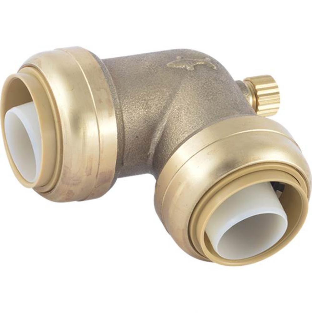 1'' X 1'' 90 Degree Elbow With 1/8'' Npsm Drain