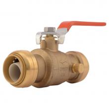 Sharkbite 22306-0000LF - SB Ball Valve 1-in with Drain
