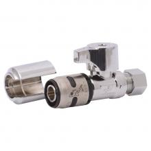 Sharkbite K23037 - 1/2'' X 3/8'' Od Compression Straight Stop With Escutcheon