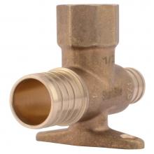 Sharkbite UCF16128H - PEX Sprinkler Tee 1-in x 3/4-in x 1/2-in FNPT
