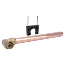 Sharkbite U351LFA - 1/2'' Elbow X 1/2'' Copper Tube 8'' Length Stub-Out Elbow