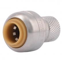 Sharkbite U3524LF - 1/4'' (3/8'' Od) X 1/4'' Compression Stop Valve Connector (Converts