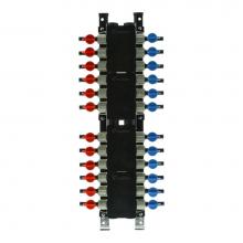 Sharkbite PM024UP - 24 Port Manifold With Poly Crimp Ball Valves - 3/4'' Inlet - 1/2'' Outlet