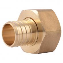 Sharkbite UC594LF - 1'' X 1'' Npsm Brass Swivel Adapter, Lead Free