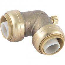 Sharkbite U5260LF - 1'' X 1'' 90 Degree Elbow With 1/8'' Npsm Drain