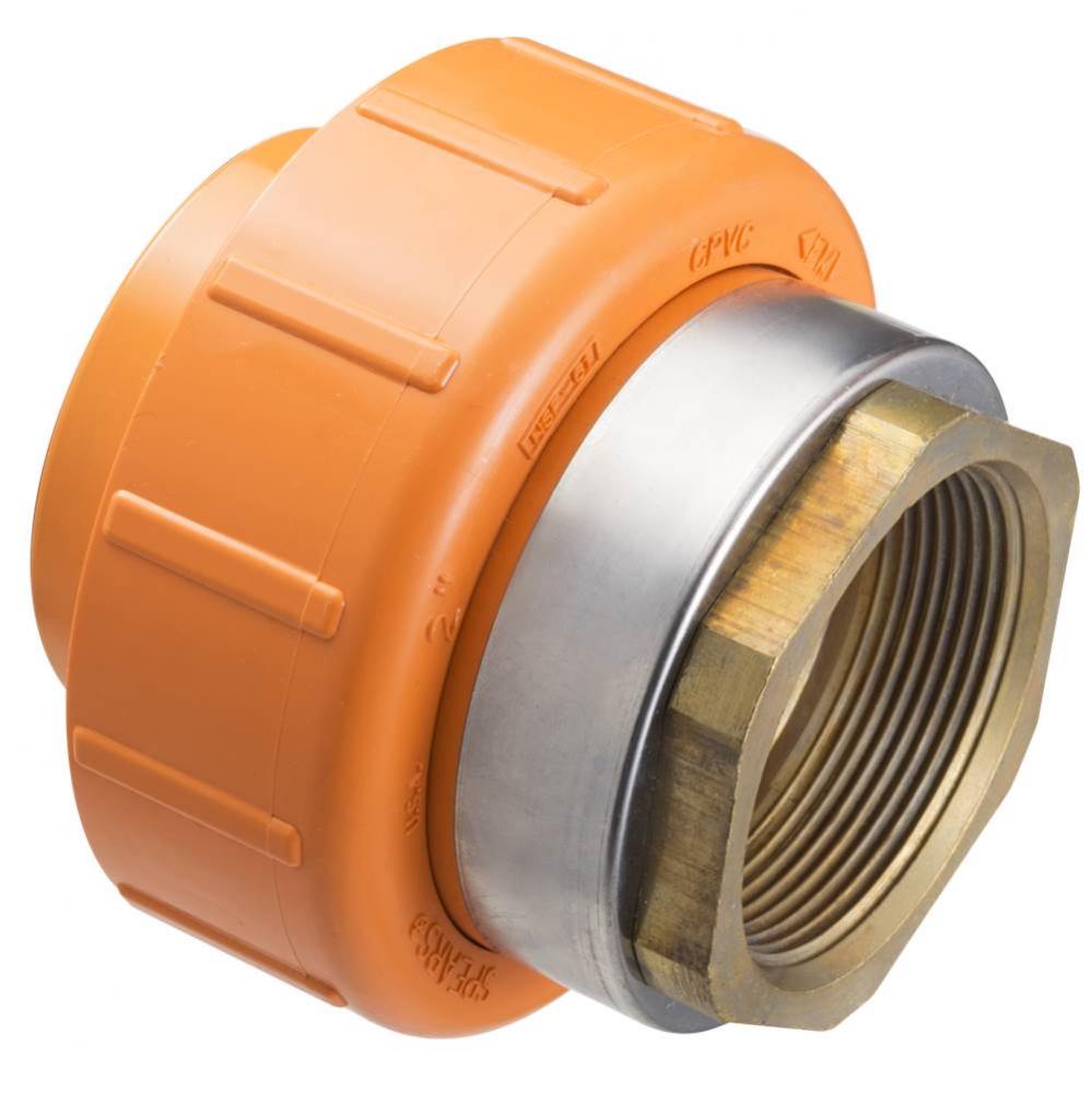 1 CPVC FLAMEGUARD UNION SOCXBRFPT FKM