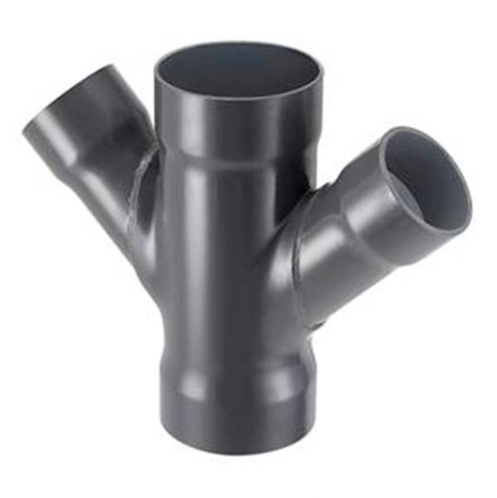 10X8 PVC RED DBL WYE SOC DUCT