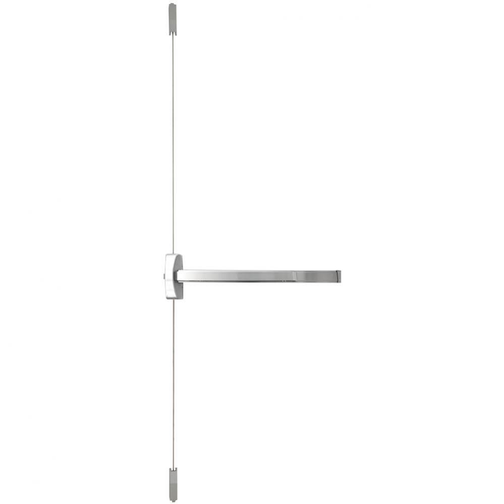 Grade 1 36'' Vertical Rod Push Bar - Fire Rated, SS (C32)