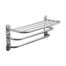 Taymor 01-1045 - 24'' TOWEL SHELF W/DBLE BAR CH