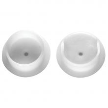 Taymor 25-2830 - Pole Socket Set, Heavy Duty High Impact Polyethylene, White (pair)