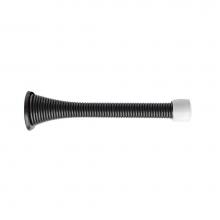 Taymor 25-4673ORB - 3-3/4'' Spring Door Stop, Black Tip, ORB 10B