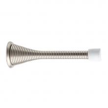 Taymor 25-S4671N - 3-1/8'' SPRING DOOR STOP, NICKEL, WHITE TIP