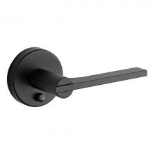 Taymor 30-D007424BLK - Arc Deco Lever Round Privacy 6-1 Auto-Release 19