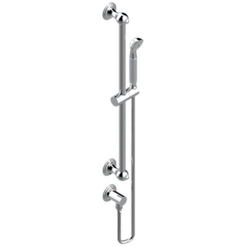 Slide Bar With Handhsower And Elbow