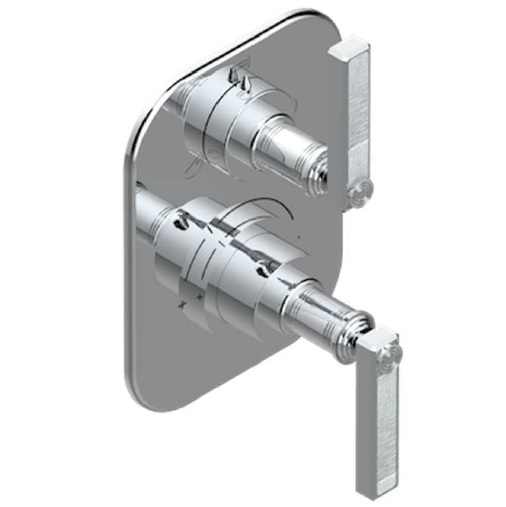 Trim For Thg Thermostat With Stop Valve And 3-way Diverter, Rough Part Supplied With Fixing Box Re