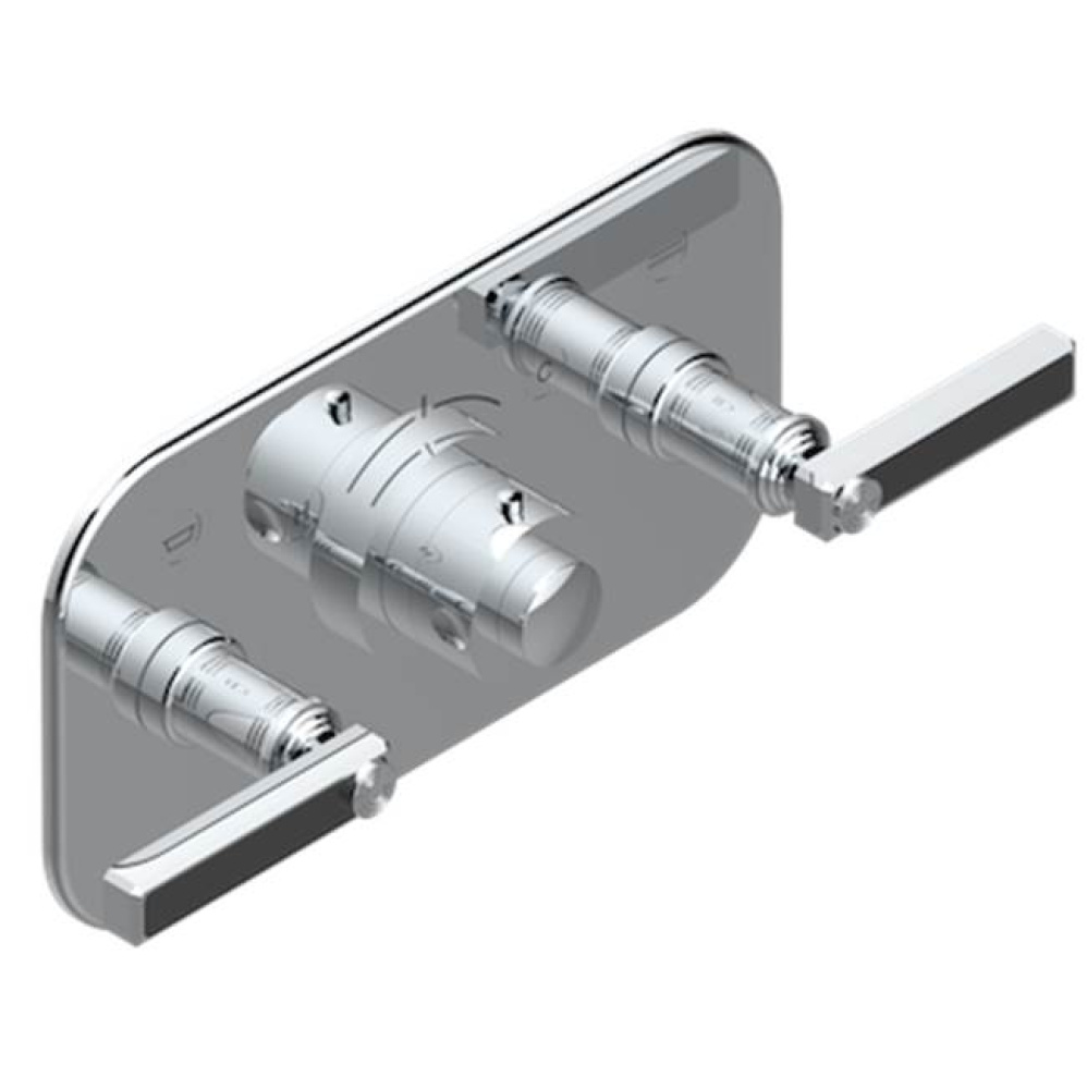 Trim For Thg Thermostat With 2 Valves Ref. 5 401ahm/us Rough Part Supplied With Fixing Box, Item T