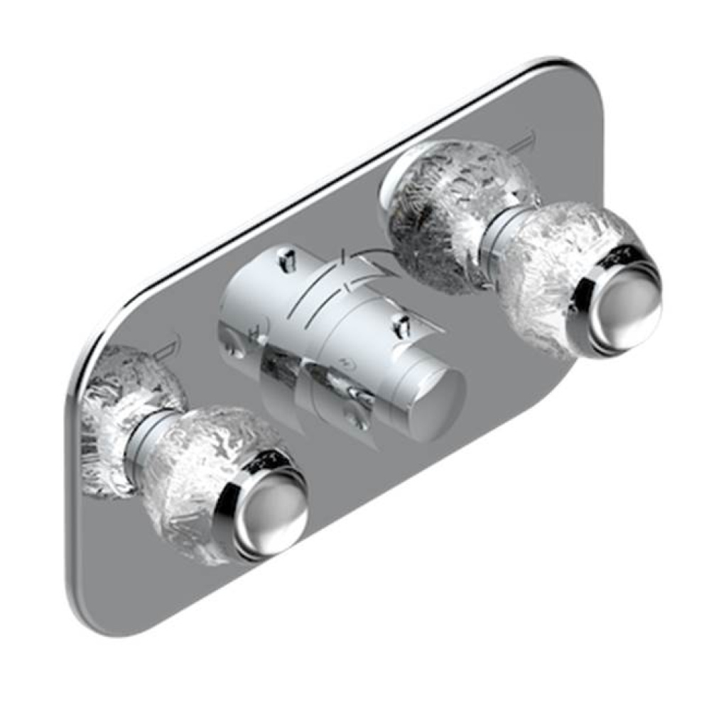 Trim For Thg Thermostat With 2 Valves Ref. 5 401ahm/us Rough Part Supplied With Fixing Box, Item T