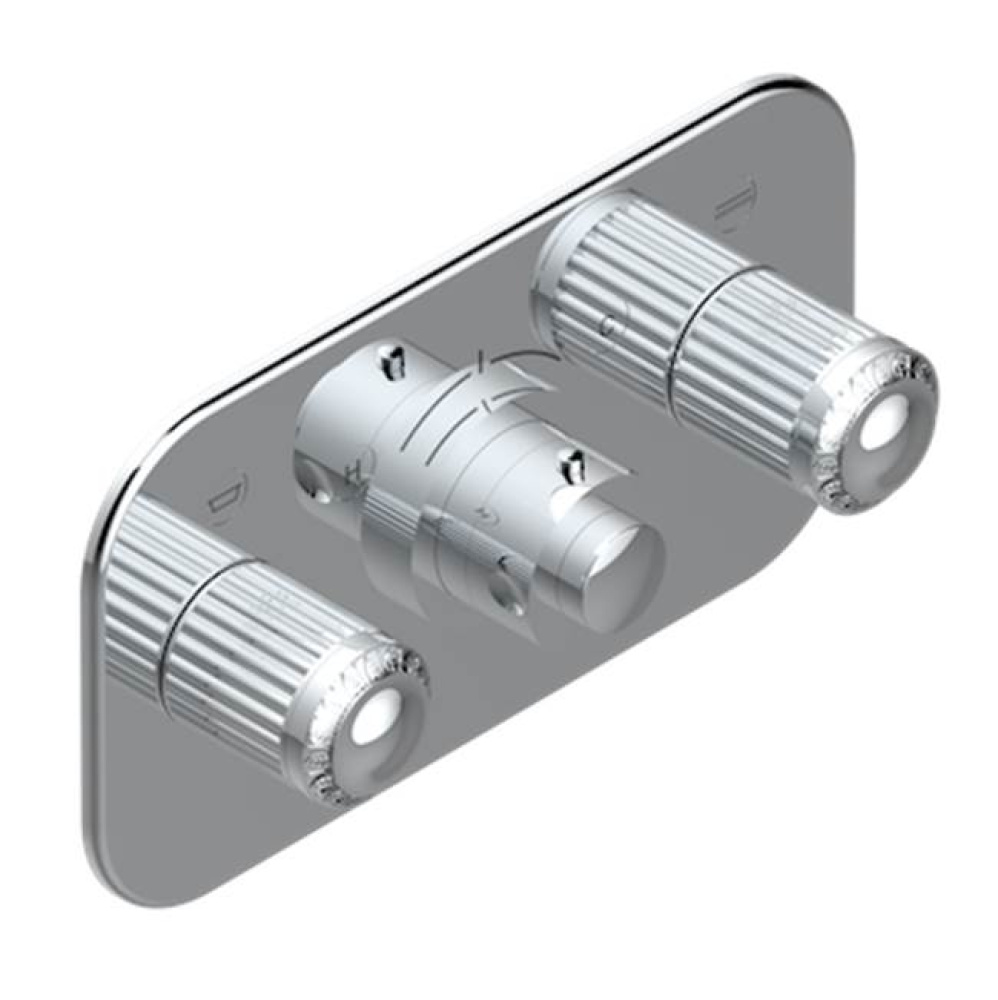 Trim For Thg Thermostat With 2 Valves Ref. 5 401ahm/us Rough Part Supplied With Fixing Box, Item T