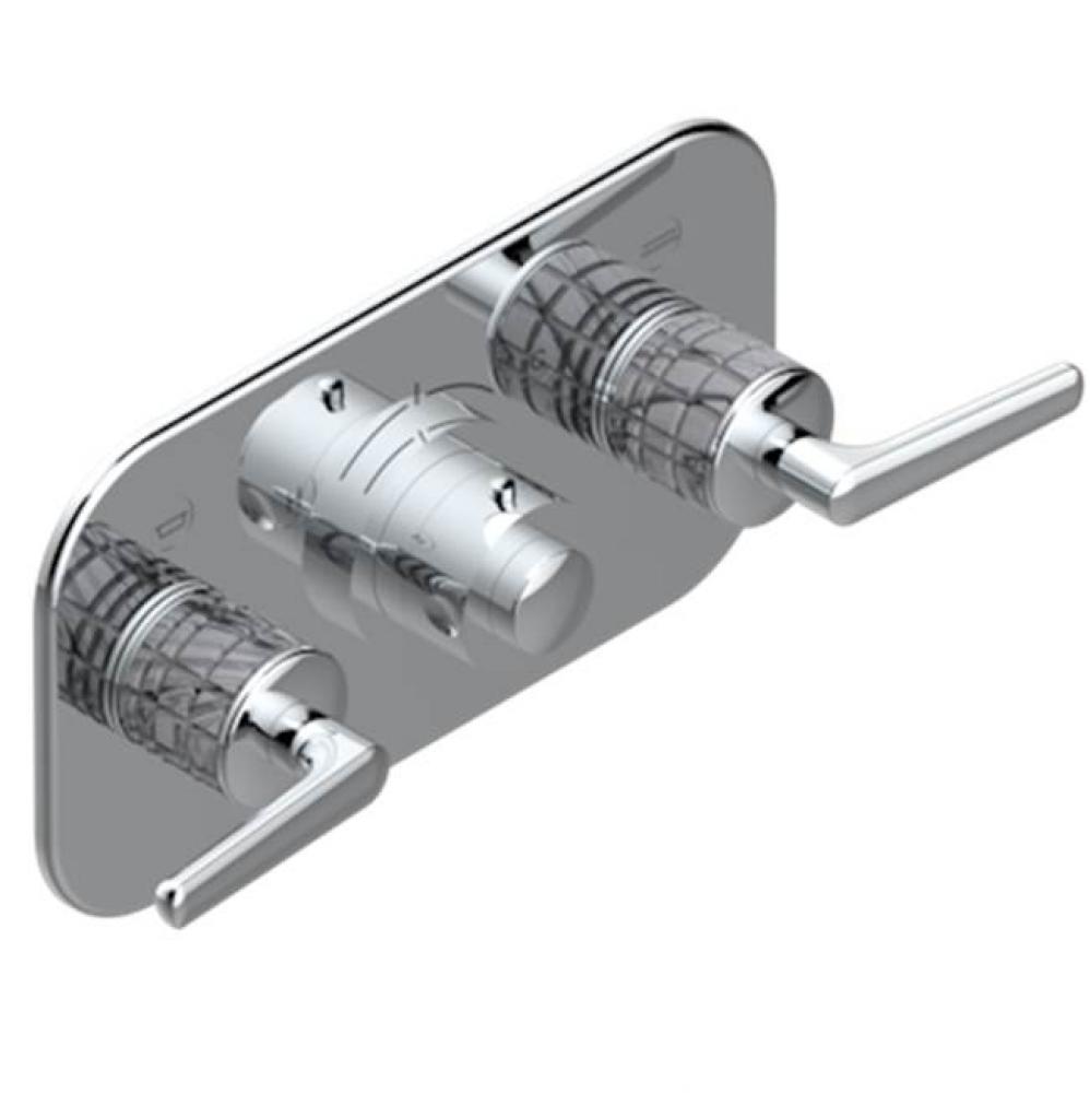 Trim For Thg Thermostat With 2 Valves Ref. 5 401ahm/us Rough Part Supplied With Fixing Box, Item T