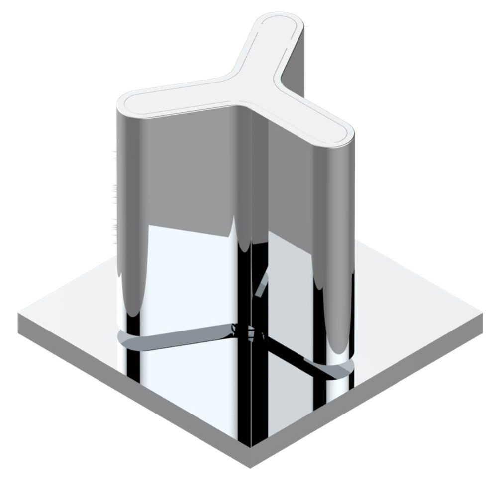 2-function deck diverter with trim