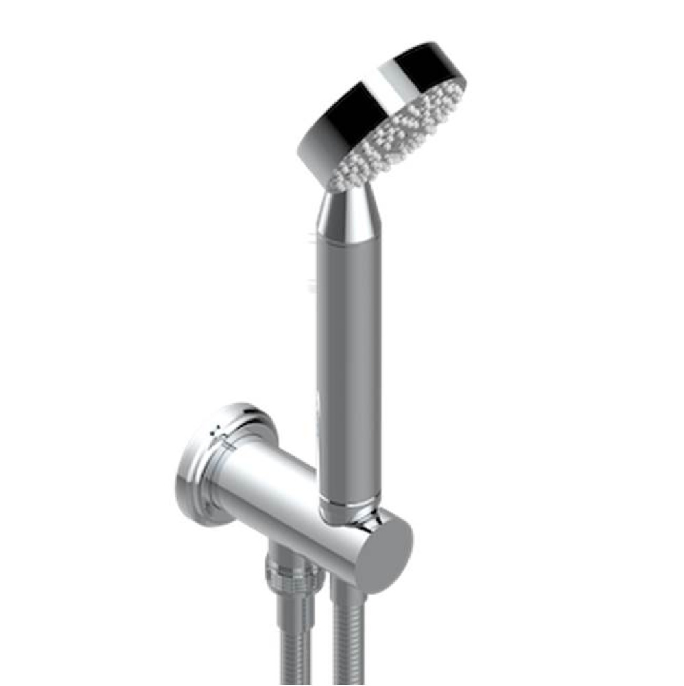 Wall Mounted Handshower With Integrated Fixed Hook