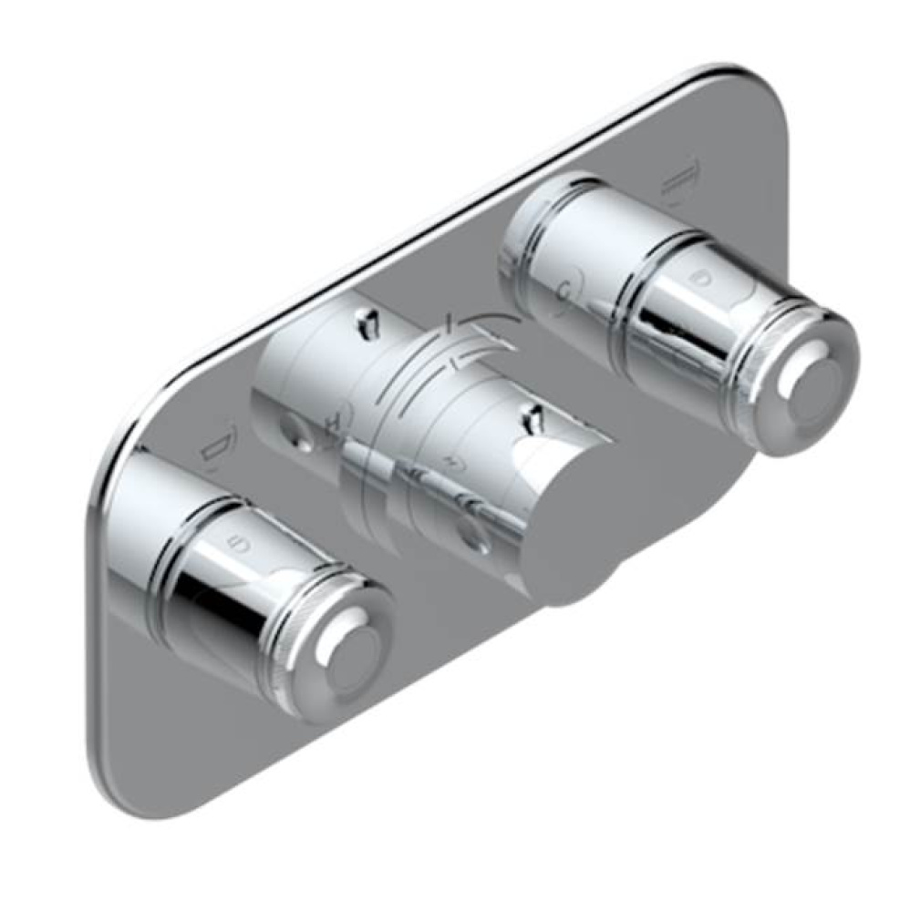 Trim For Thg Thermostat With 2 Valves Ref. 5 401ahm/us Rough Part Supplied With Fixing Box, Item T