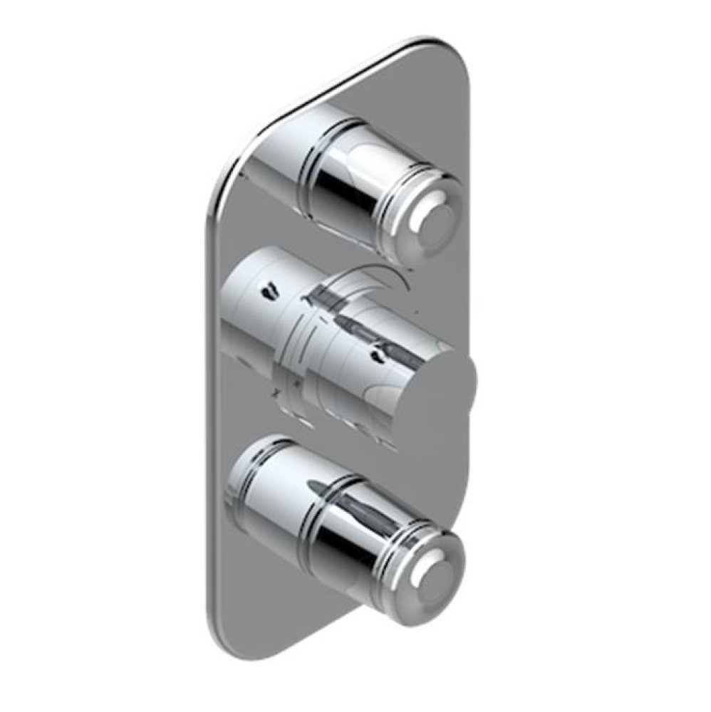 Trim For Thg Thermostat 2 Volume Controls, Rough Part Supplied With Fixing Box Ref. 5 400ae/us