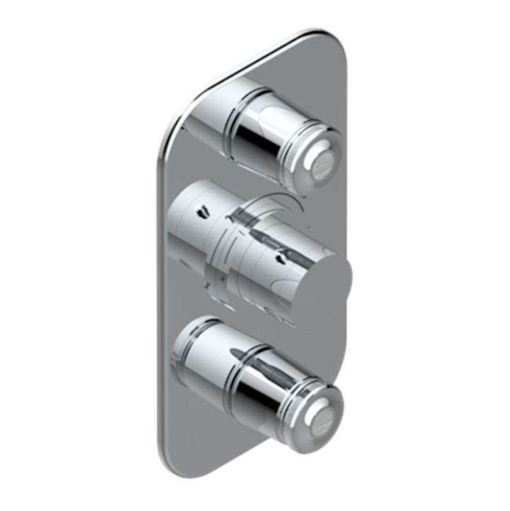 Trim For Thg Thermostat 2 Volume Controls, Rough Part Supplied With Fixing Box Ref. 5 400ae/us