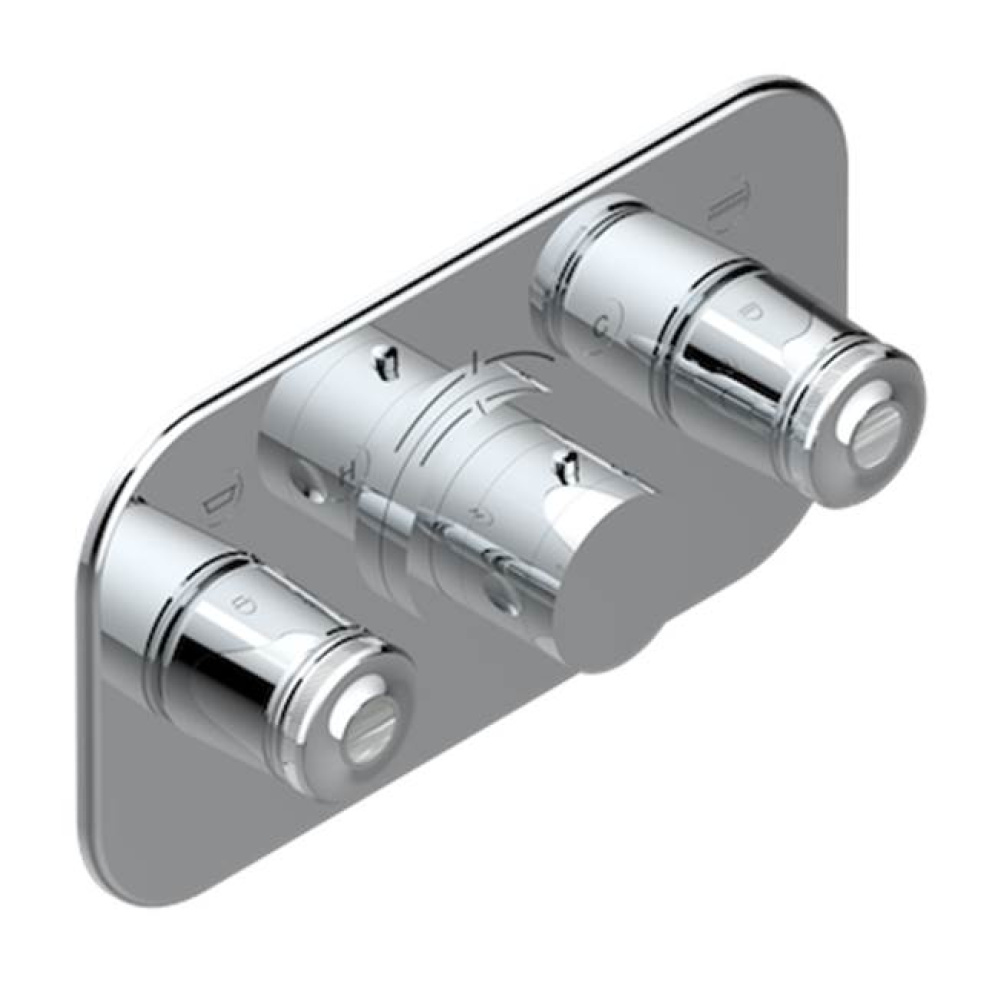 Trim For Thg Thermostat With 2 Valves Ref. 5 401ahm/us Rough Part Supplied With Fixing Box, Item T