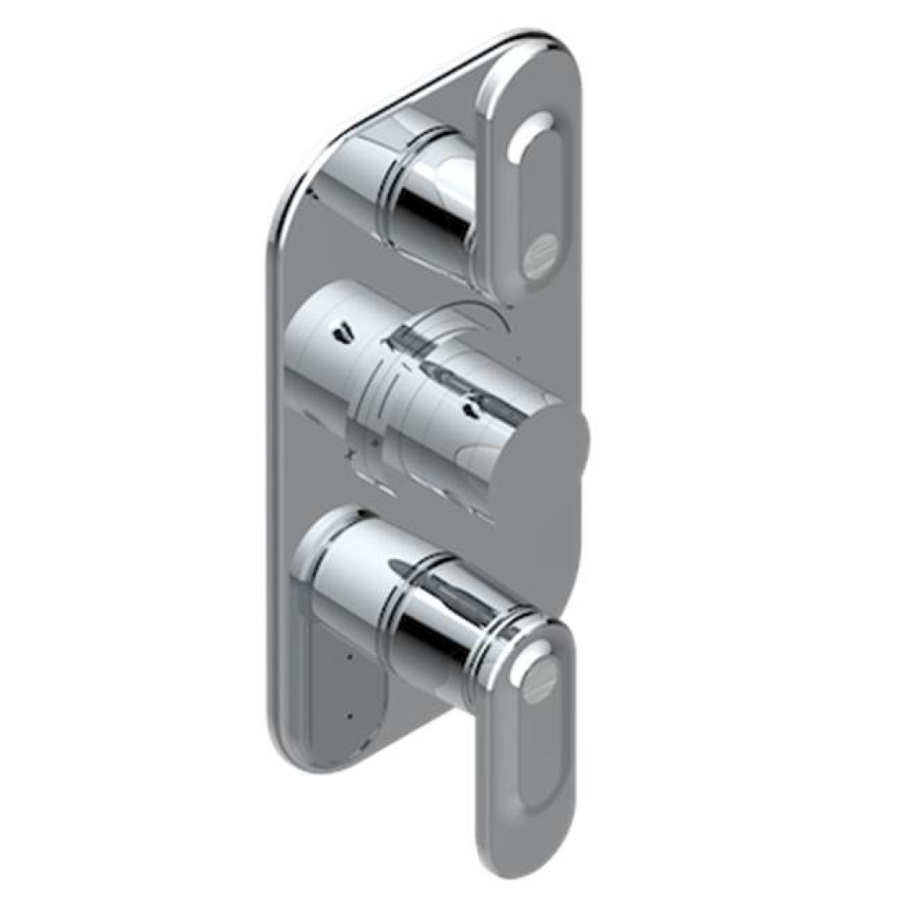 Trim For Thg Thermostat 2 Volume Controls, Rough Part Supplied With Fixing Box Ref. 5 400ae/us