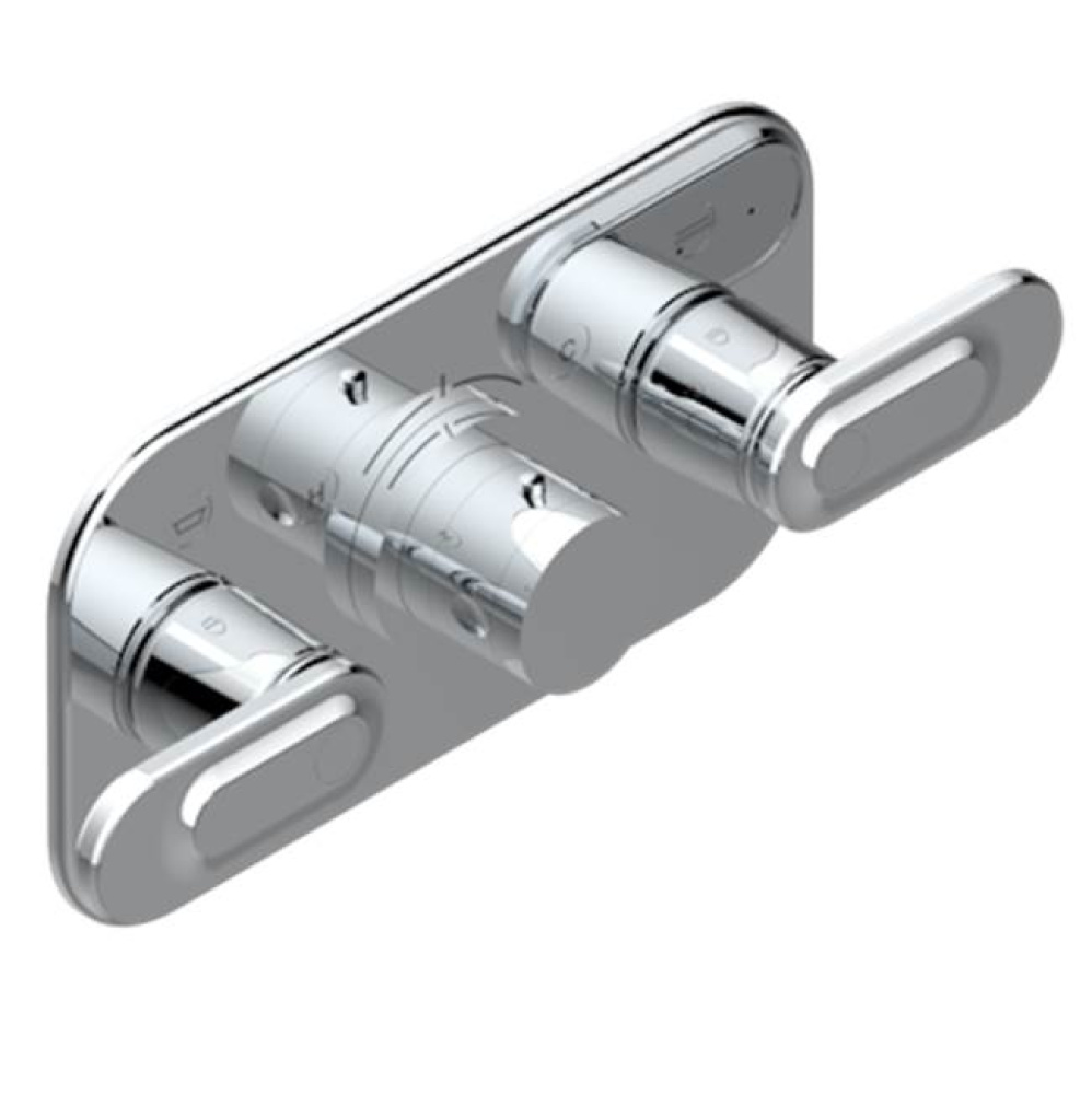 Trim For Thg Thermostat With 2 Valves Ref. 5 401ahm/us Rough Part Supplied With Fixing Box, Item T