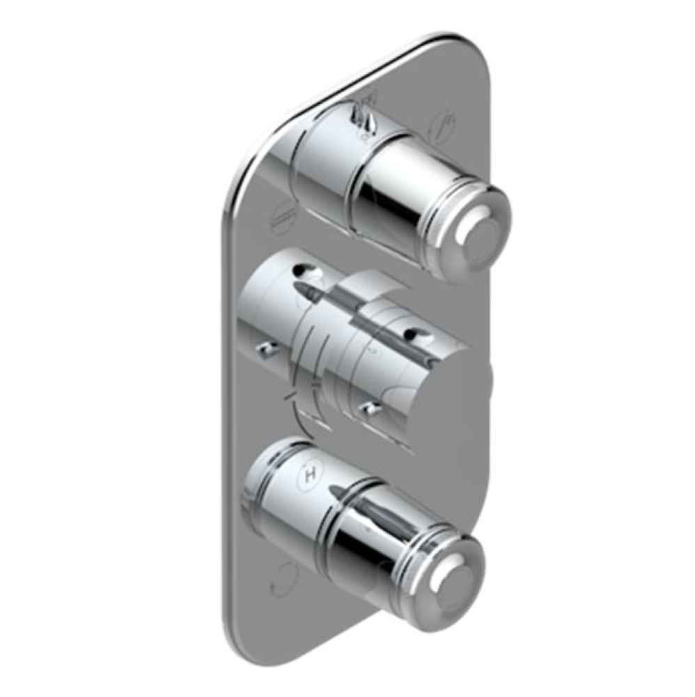Trim For Thg Thermostat 3 Functions, With One Off Function And 2 Outlets And One Single Off Functi