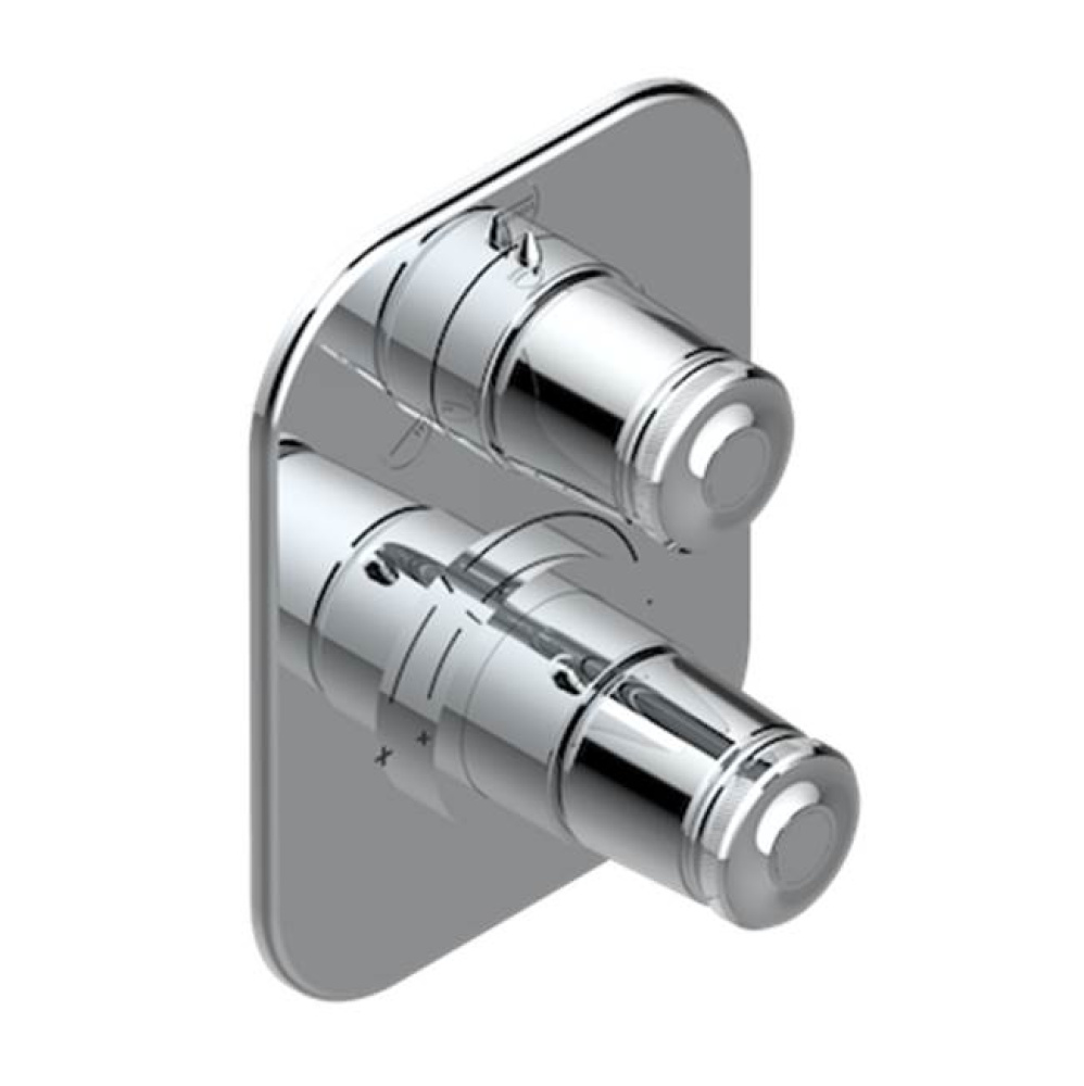 Trim For Thg Thermostat With Stop Valve And 3-way Diverter, Rough Part Supplied With Fixing Box Re