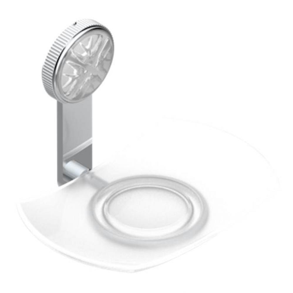 Glass Soap Dish, Wall Mounted