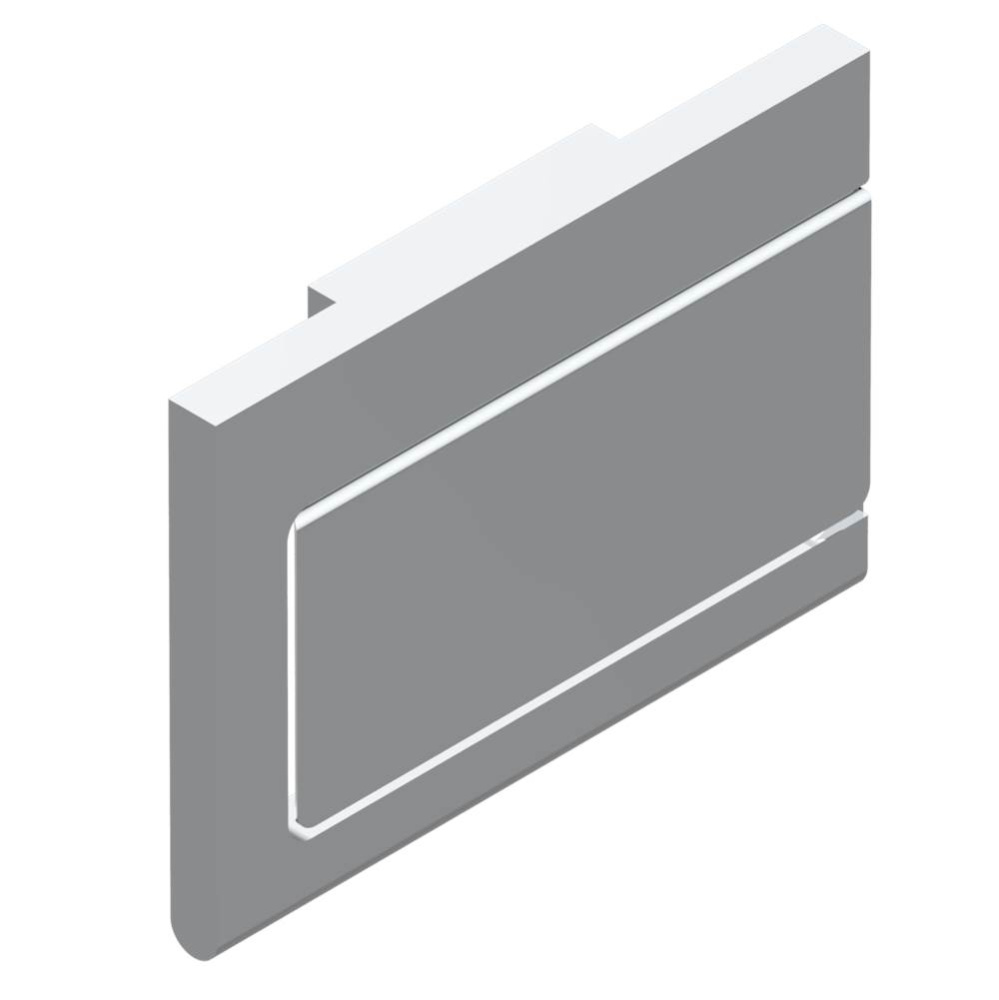 Toilet paper holder, single mount with cover
